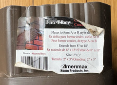 Flex Elbow Connecting Gutters To Downspouts Drainpipes 2 Pack Flexible Durable