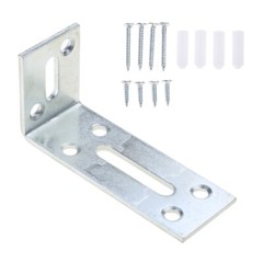 Heavy Duty L-Shaped Shelf Holder Cold-Rolled Steel Shelf Mounting Bracket