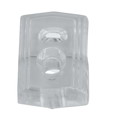 Mirror Holder, Clear Plastic, 35-Lb. Load, 1/8 In. – N260-331