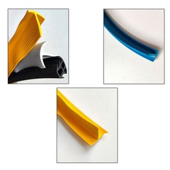 Silicone T-Shaped Rubber Edge Strips Door Window Frame Edging Sealing Dustproof