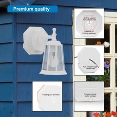 Vinyl Siding Light Mounting Blocks 130110006001 Octagon Siding Mounting Kit For