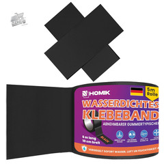 Waterproof adhesive tape black sealant ultra strong repair 10cmx5m