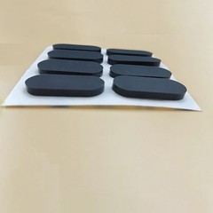 10 x Silicone Rubber Feet Anti-Slip & Collision Black Self Adhesive Sticky Pads