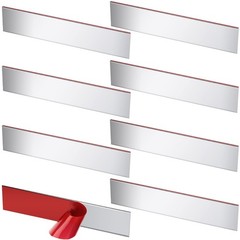 Oudain 8 Pcs Garage Door Seal Rodent Shield Stainless Silver