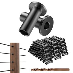 BLIKA 120x Black Stainless Steel Protector Sleeves for 1/8″ Deck Cable Railing