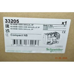 Schneider 33205 NS 630B/1000S Manual 3P Compact NS