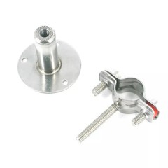 Adjustable Bracket Clamp Pipe Straps Wall Mount Ceiling Pipe Support SS For Pipe