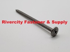 (1500) #8 x 3″ Stainless Phillips Modified Truss Head Screws Bolts Type 17 8×3″