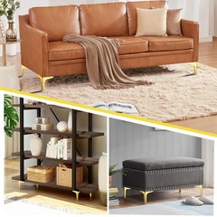 Eumtenr 4 Pcs 7 Inch Metal Furniture Legs Modern Style Furniture Sofa Legs