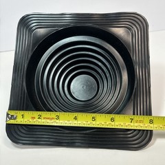 Oatey 14052 Retro Master 0.25″-5.75″ Pipe Diameter Roof Flashing 8″ x 8″ Base,