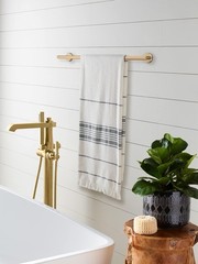 Amerock Bh26544Cz Champagne Bronze Towel Bar 24 Inch 610 Mm Length Towel Rack