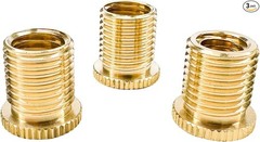 Thread Adapters for Shift Knobs, M8 x 1.25 / M10 x 1.25 / M10 x 1.5 Brass, Unive