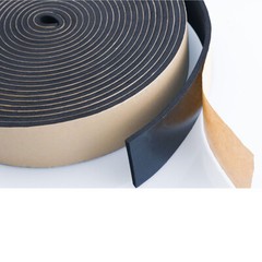 EPDM Rubber Self Adhesive Backed Foam Sponge Strip Roll Sheet Tape Sticky Seal