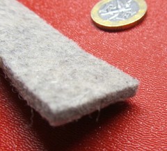 F7 Felt 1/8″ Thick x 1.00″ Wide x 10 Foot Roll