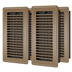 Floor Register 4×10 – 4 Pack Floor Vent Covers for Home Floor Heavy Duty Stee…