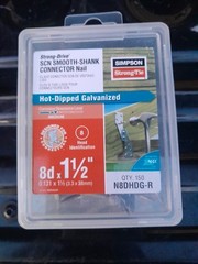 N8D Strong Tie Nails, 1 Lb. -N8DHDG-R
