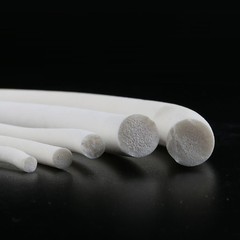 Silicone Rubber Sponge Strip White Closed Cell Circular Foam Backer Rod Seal Bar