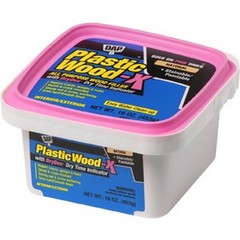 DAP 00542 pt Natural Plastic Wood-X All Purpose Wood Filler w/Drydex-1PK