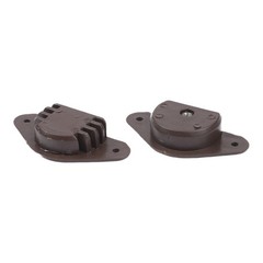 48PCS Cabinet Sliding Door Pulley Set for Wardrobe Smooth Sliding 57MM ABS
