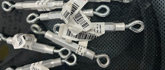6-pack lot National Hardware Zinc-Plated Eye & Eye Turnbuckle 3/16 x 5-1/2″