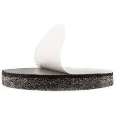 Softtouch 1 1/2 Round Heavy Duty Felt Furniture Pads For Effortless Moving And