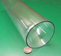 Polycarbonate Round Clear Tube / Tubing 3.0″ OD x 2.875″ ID (3″ x 2 7/8″)-2178