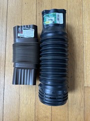 Flex Elbow Connecting Gutters To Downspouts Drainpipes 2 Pack Flexible Durable