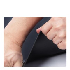 Solid Black Rubber Gasket Sheet Rolls Smooth Flooring Mat 500mm*500mm Antislip