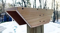16 inch 4 x 4 post brackets