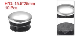 Post End Cap Cover, 10pcs 25mm Fence Post Cap Round Tube Cover Insert, 22×15.5mm