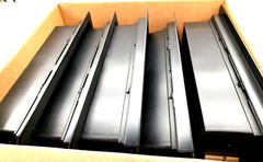 CASE OF 10, Vestal 8 In. H X 16 In. W Black Plastic Thermo-Vent