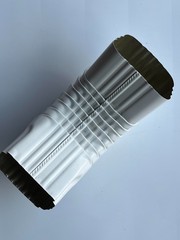 Gutter Elbow 3×4″ B White Aluminum Downspout Connector Easy Installation