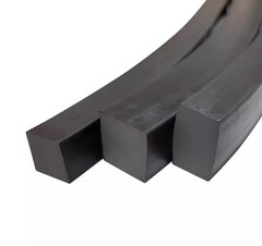 NBR Nitrile Rubber Solid Sealing Strip Square Oil Resistant Buffer Width 4-70mm