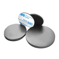 10-256x Rubber Solid Discs Self Adhesive Round Pad Sealing Cushioning Ø 5-150mm