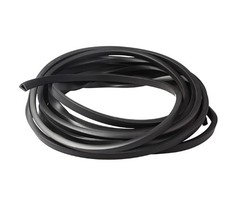 Rubber U-Shaped Sealing Strip Flat/Rounded Corner Edging Trim Seal Width 3-20mm