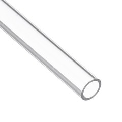 Clear Rigid Tubing 5/8 Inch(16mm)x3/4 Inch(19mm)x1Ft(305mm) Plastic PC Tube
