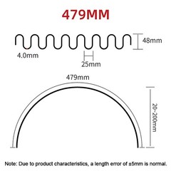 8 gauge Upholstery Zig Zag Springs (No Sag Spring )-DIY Sofa Chair Repair Kit
