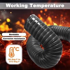 NOWBALL 3in Automotive Air Duct Hose, Length 2 Meter-6.6ft, 3″ Silicone Flexi…