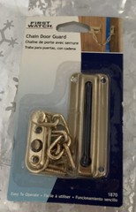 ❤️New! First Watch Chain Door Fastener Home Security Brass Plated