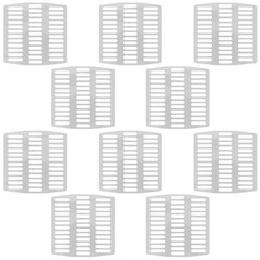 10pcs Weep Hole Covers for Brick Walls, Spring Stainless Steel Brick Filler,