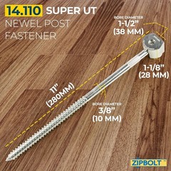 Innovative Newel Post Connector – Staircase Hardware Kit