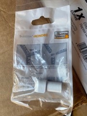Schluter – Rondec 1/2″ Outside Corner – Bright White – (ED/RO125BW)