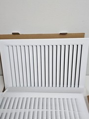 2-Pack Paintable Gable Vents – 12″ X 18″ Aluminum with Screen, Maximize Ventilat