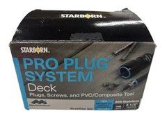 Starborn Industries Pro Plug System Composite Deck Kit Brazilian Ipe 100 LN FT