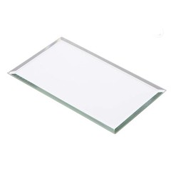 NWT Plymor | 12 Beveled Glass Mirror Tiles 3″ x 5″ | Silver Decor Party DIY