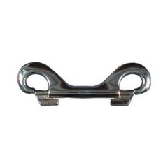 Stanley N222-687 3-15/16″ Double Bolt Snap SWL 100 lb. Nickel 3032BC