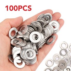 AOKOLL 100pcs 5/16” x 3/4” Washers 304 x 3/4”, Stainless Steel