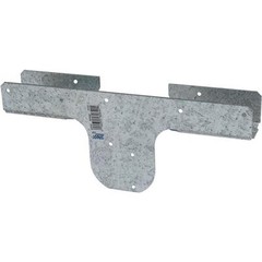 (10)- Rigid Tie 18 Ga Galv Steel Z-Max Wood To Wood Pass-Through Connector RTF2Z