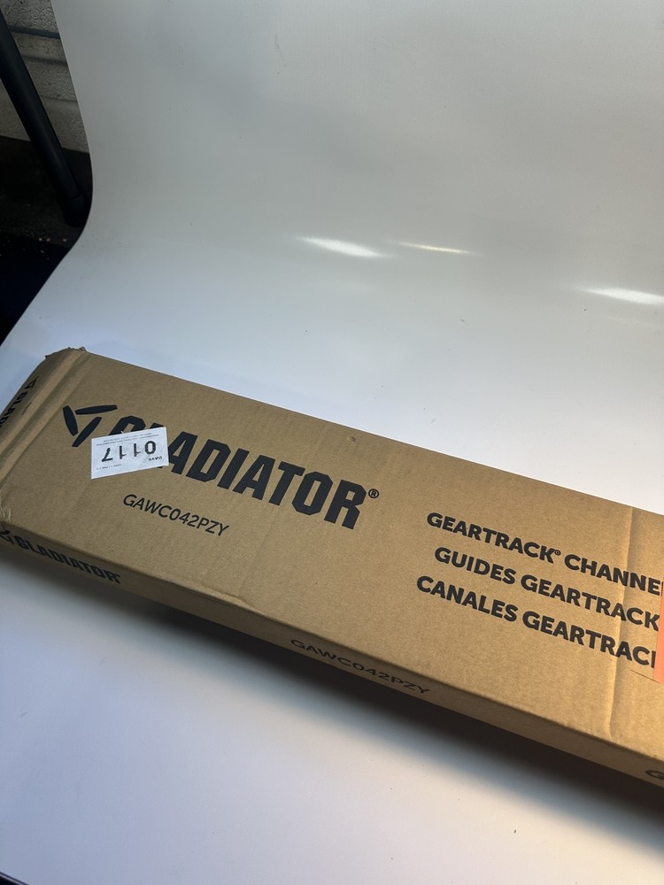Gladiator GearTrack Channels GAWC042PZY Wall Storage Rail System 4 ft (2-Pack)