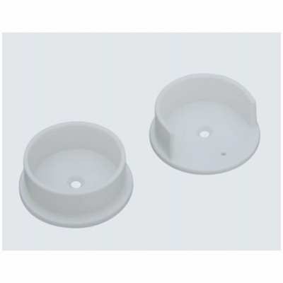Closet Rod Pole Socket Set, Plastic, Pr. – N211-490